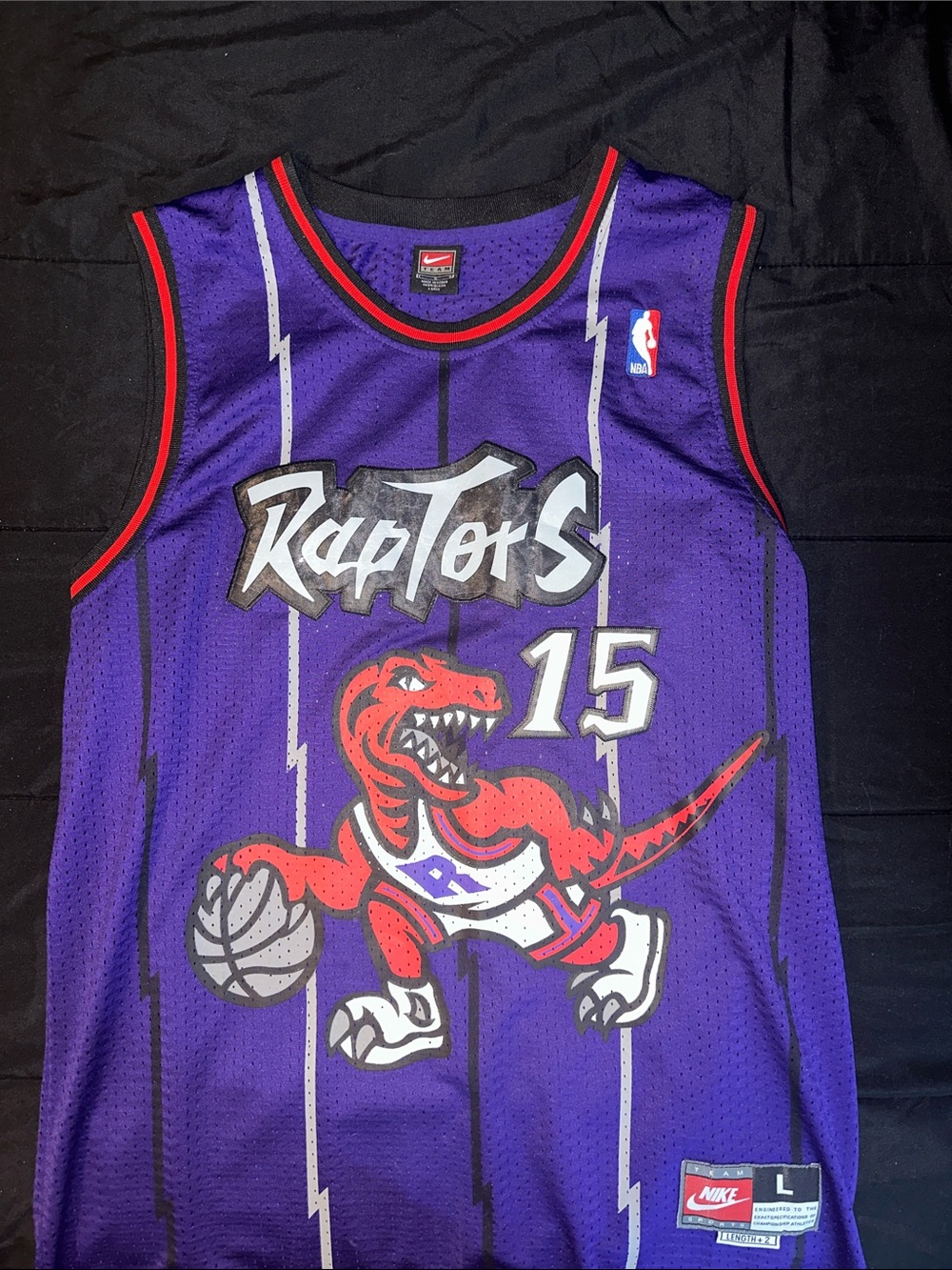 Nike Raptors #15 Vince Carter Retro Basketball Jersey